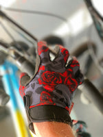 Load image into Gallery viewer, Shield Protectives Skull ‘n’ Roses Gloves
