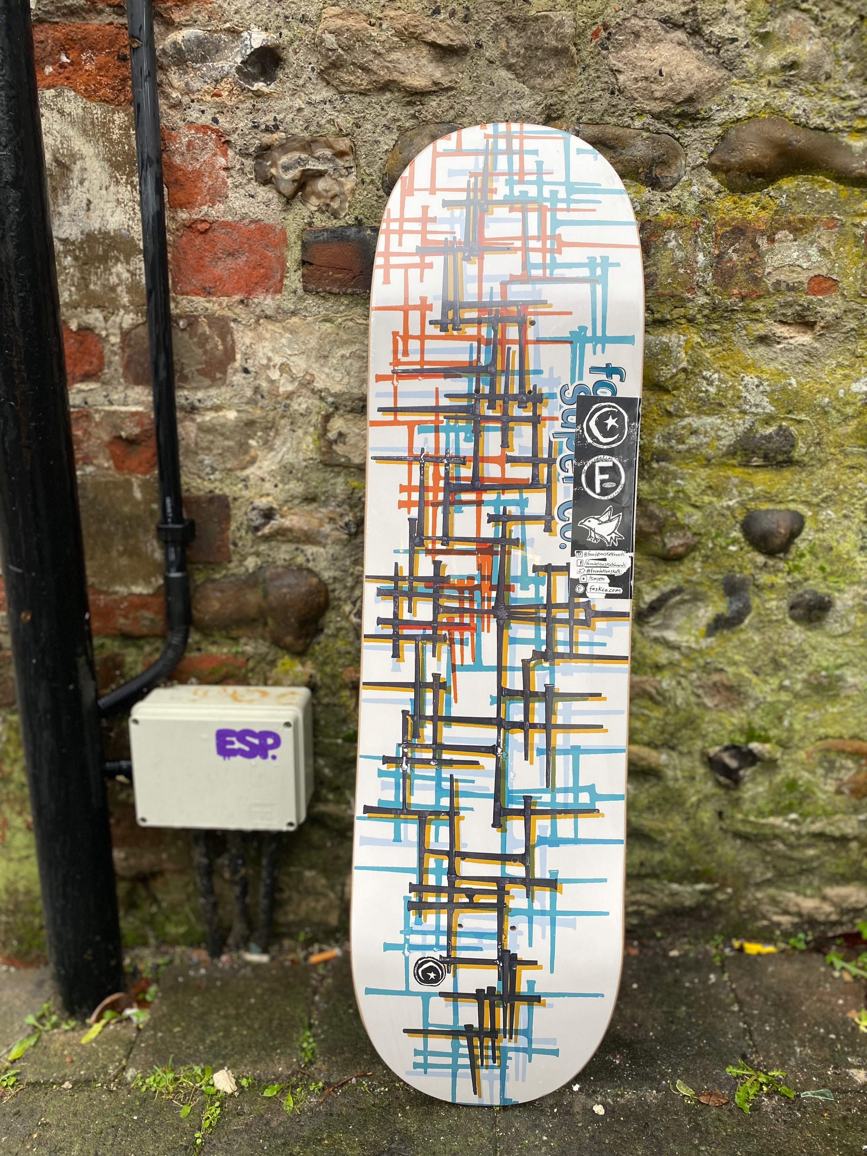 Foundation 8.5” Nails Skateboard Deck