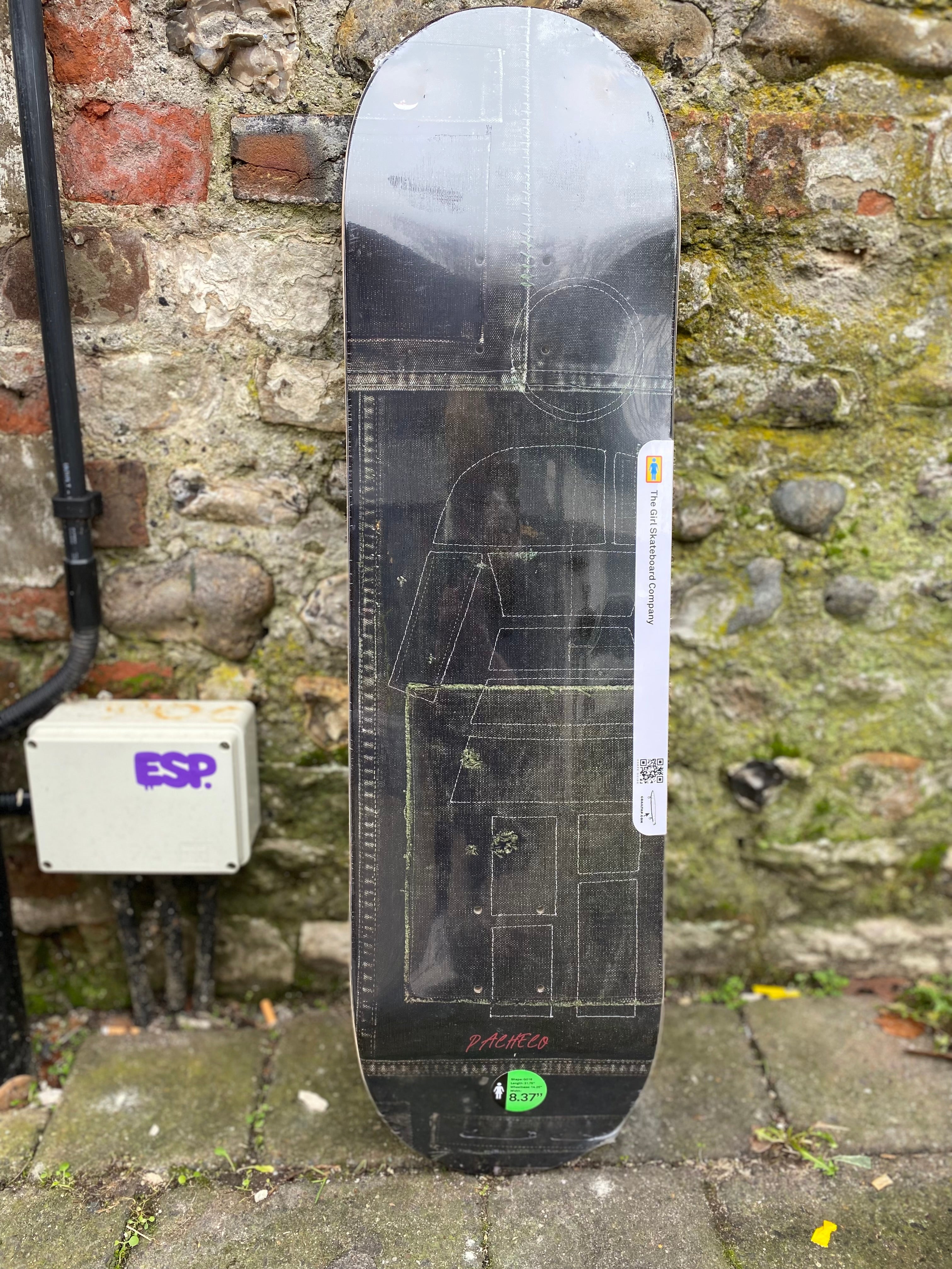 Girl Scraps Pacheco 8.375” Skateboard Deck