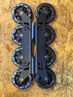 Load image into Gallery viewer, Kaltik Baat 4 x 100mm Inline Skate Frame Set Up
