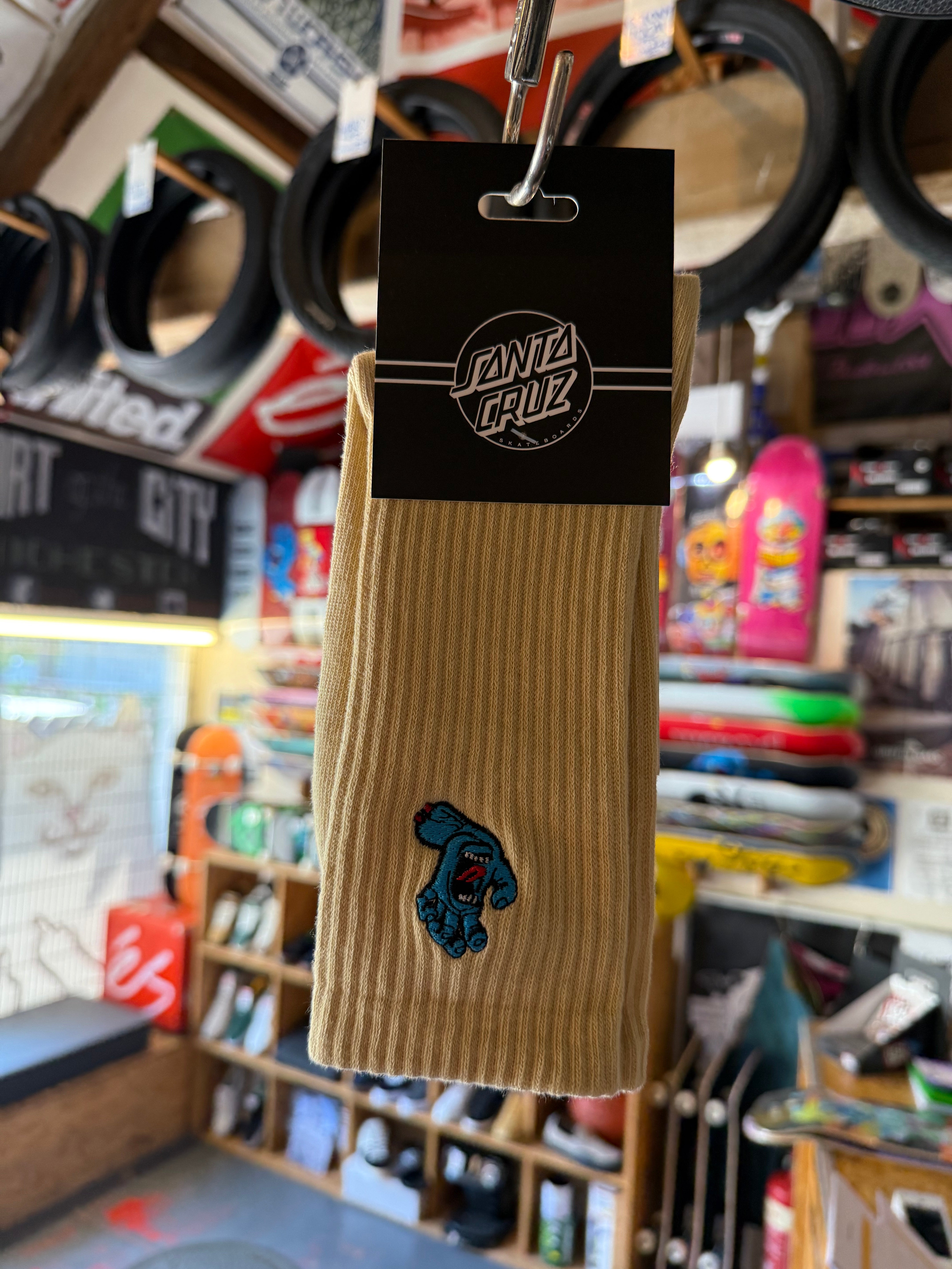 Santa Cruz Screaming Hand EMB Socks