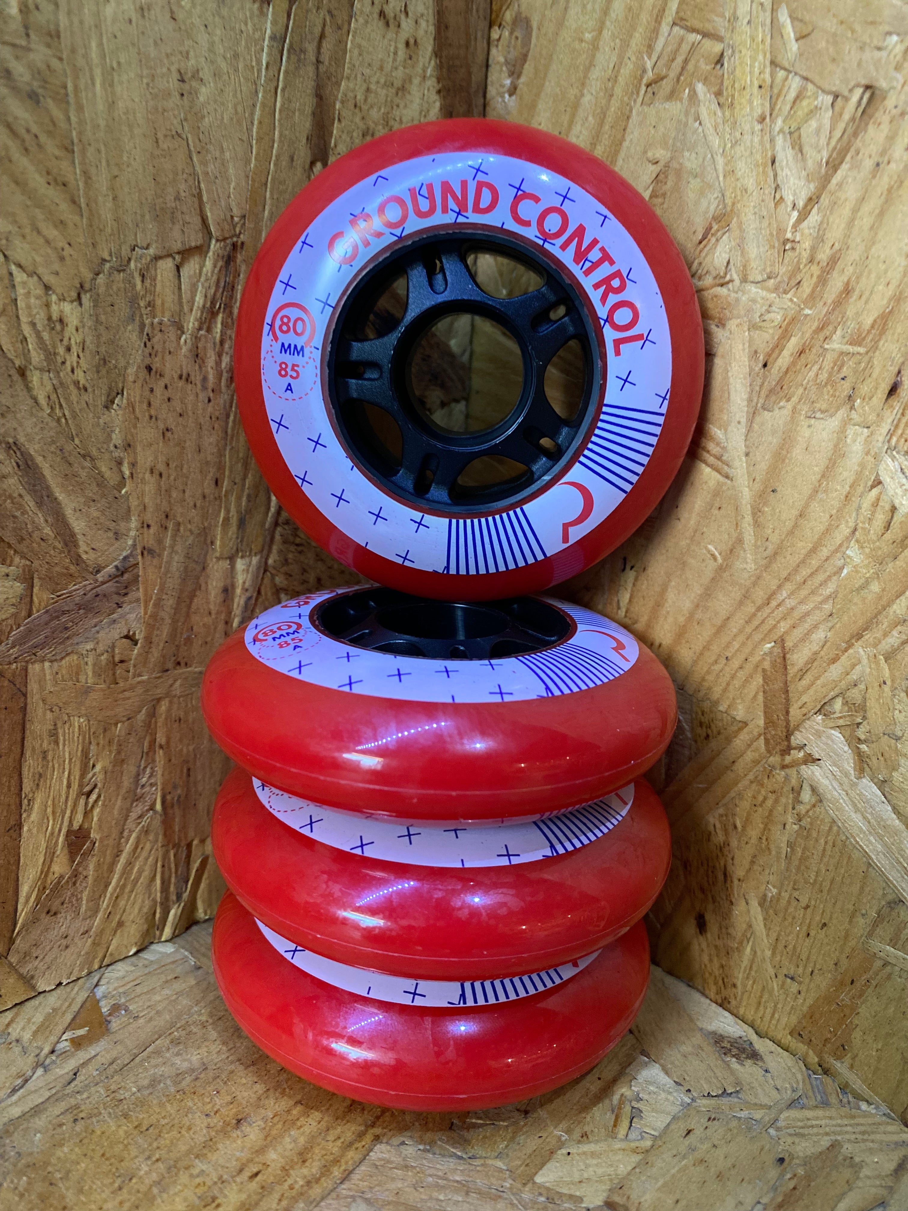 Ground Control 80mm Inline Skate Wheels