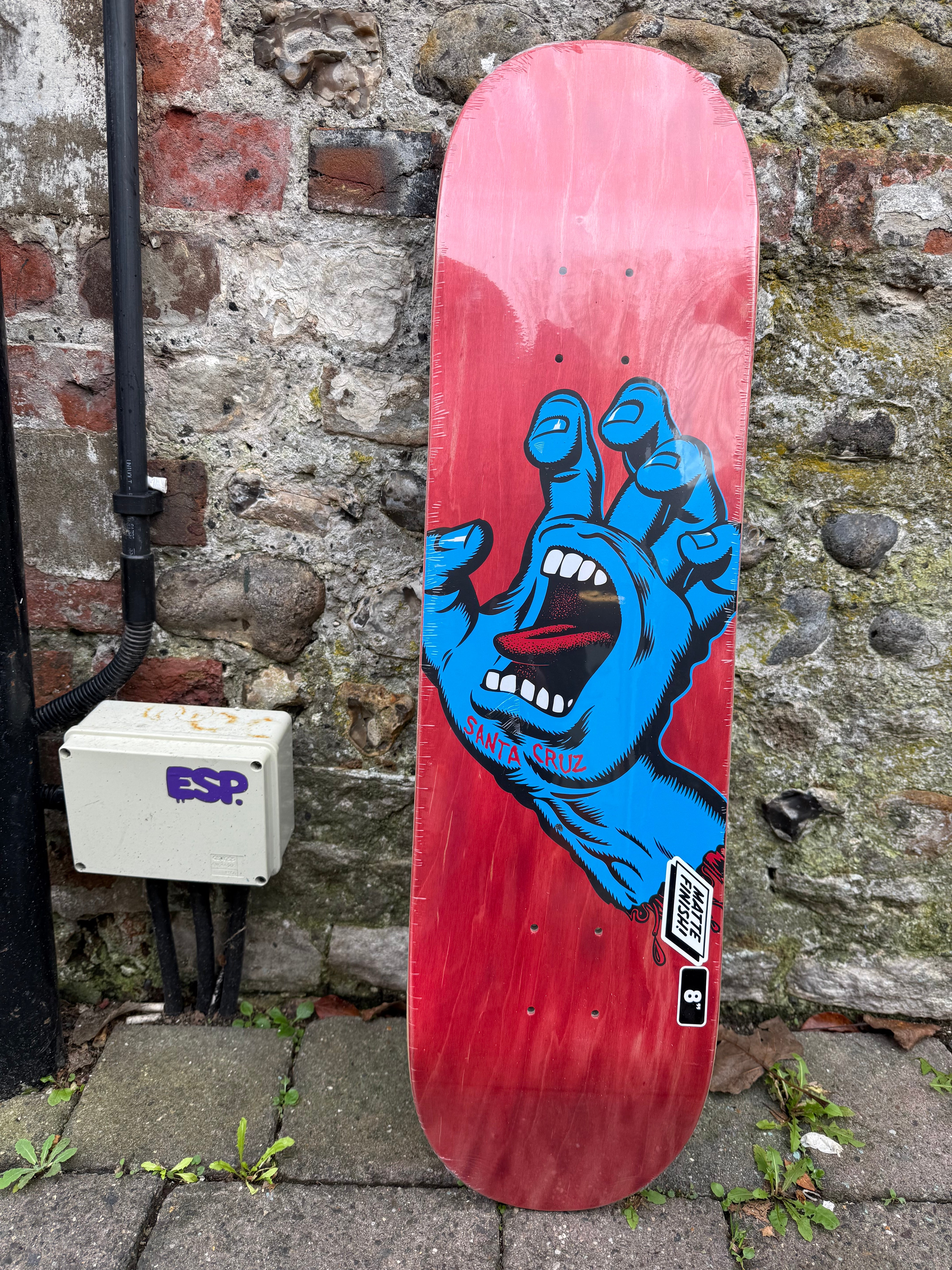 Santa Cruz 8” Screaming Hand Deck