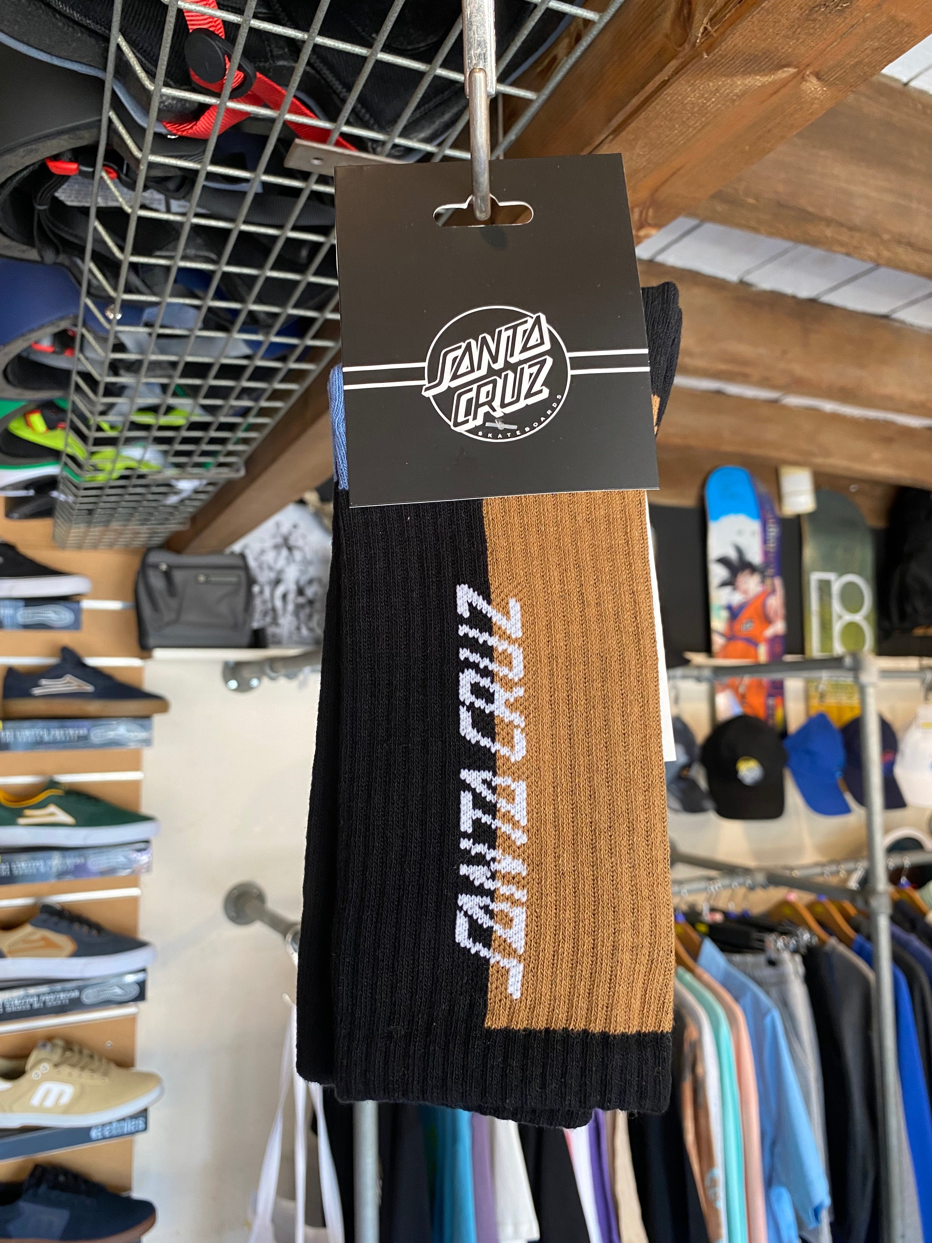 Santa Cruz Stripe Panel Socks