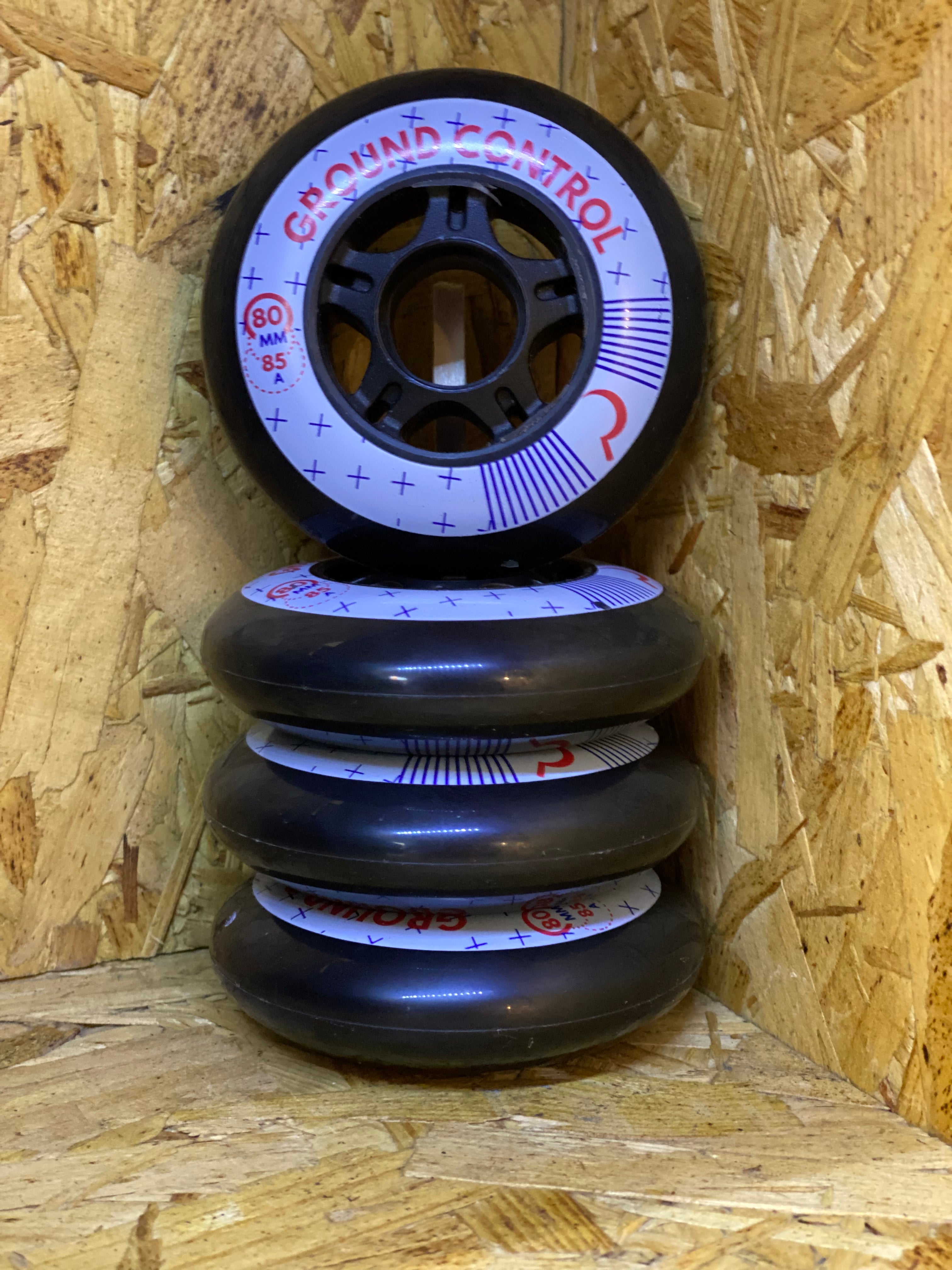 Ground Control 80mm Inline Skate Wheels