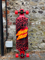 Load image into Gallery viewer, Santa Cruz Flame 40” Drop Down Longboard Complete
