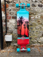 Load image into Gallery viewer, D-Street Hawaiian Drop Down 39.5” Complete Longboard
