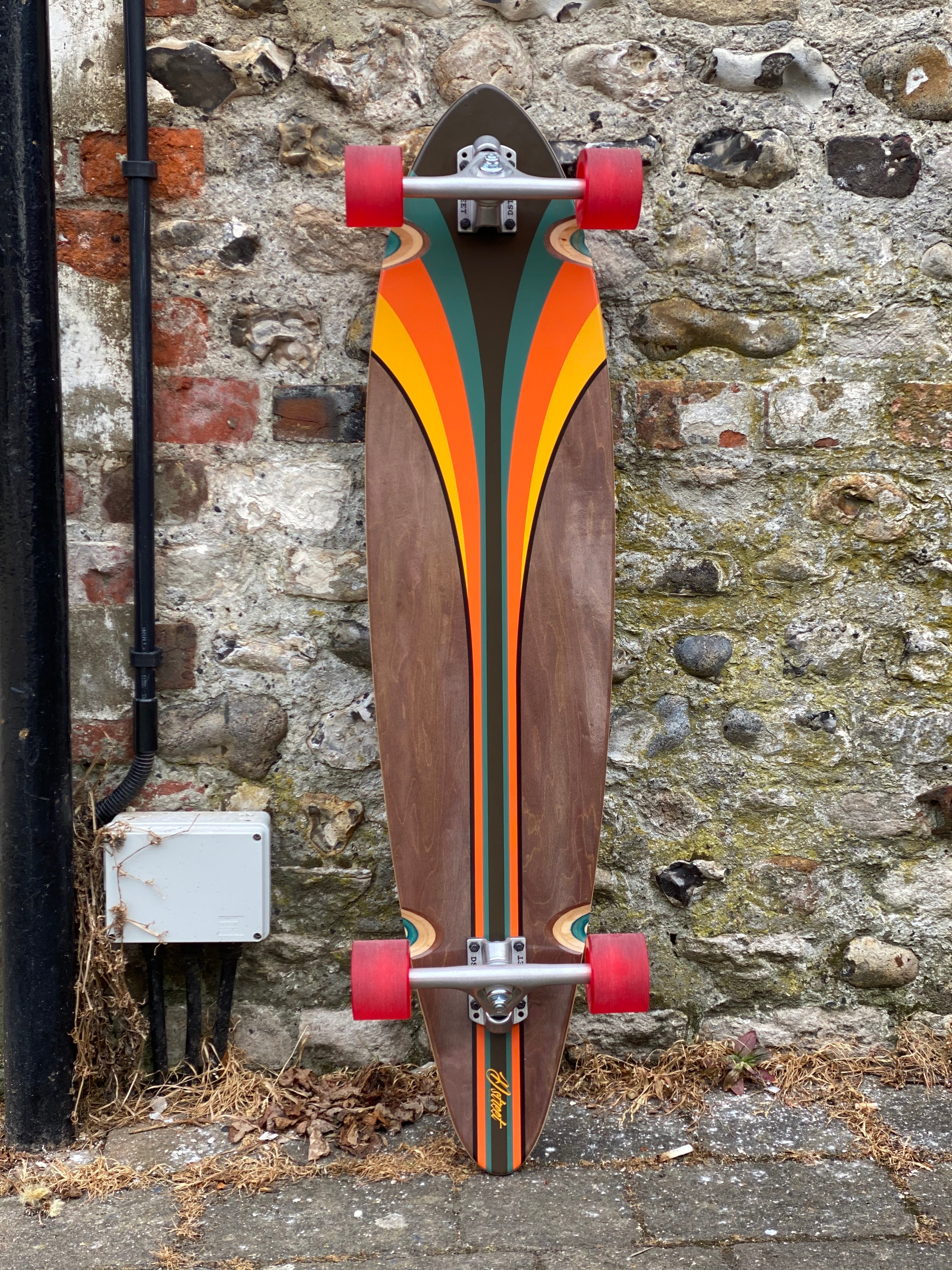 D-Street Malibu Pintail 40” Longboard Complete