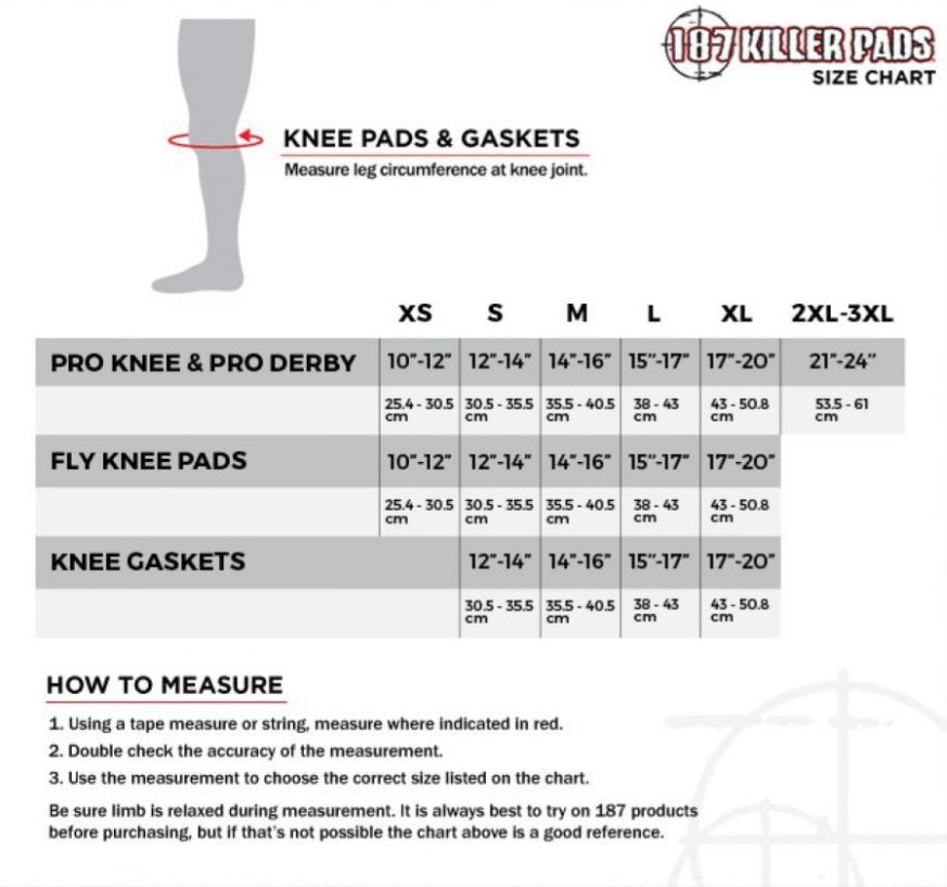 187 Fly knee pads